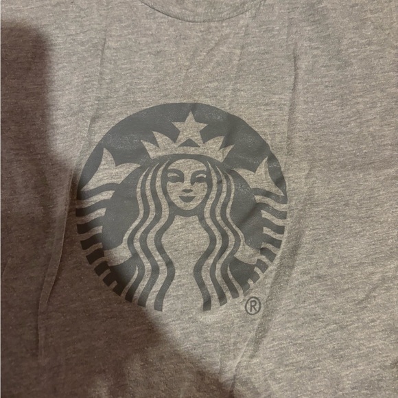 Starbucks Gray Long Sleeve Shirt x 2 - Picture 2 of 3